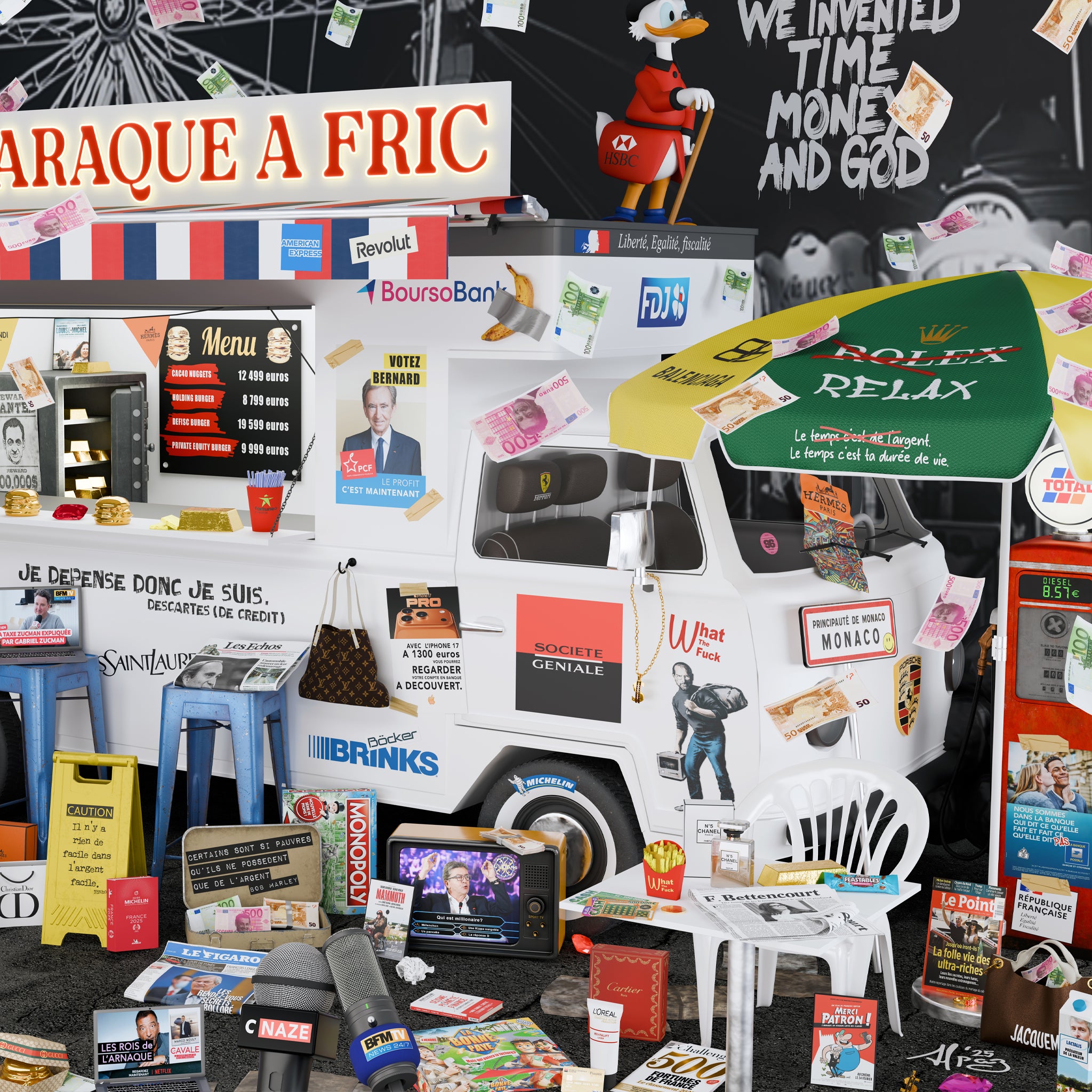 Tirage argentique "Baraque à Fric"