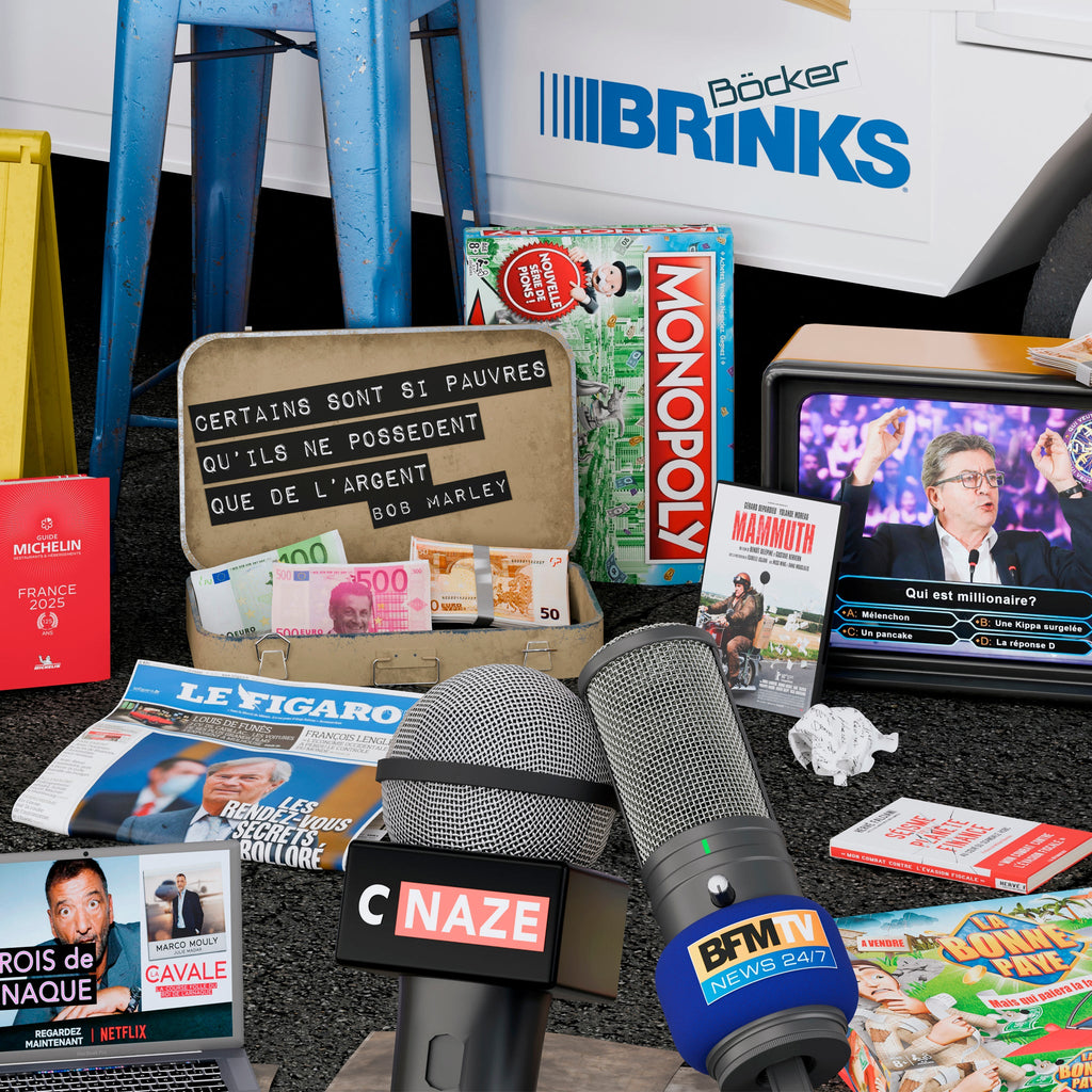 "Baraque à Fric" 70x50cm Alpaz Officiel Artiste contemporain Français