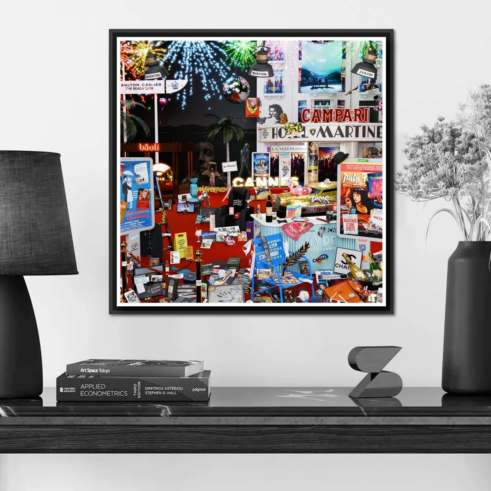 "7e Art Festival" 60x60cm Alpaz Officiel Artiste contemporain Français