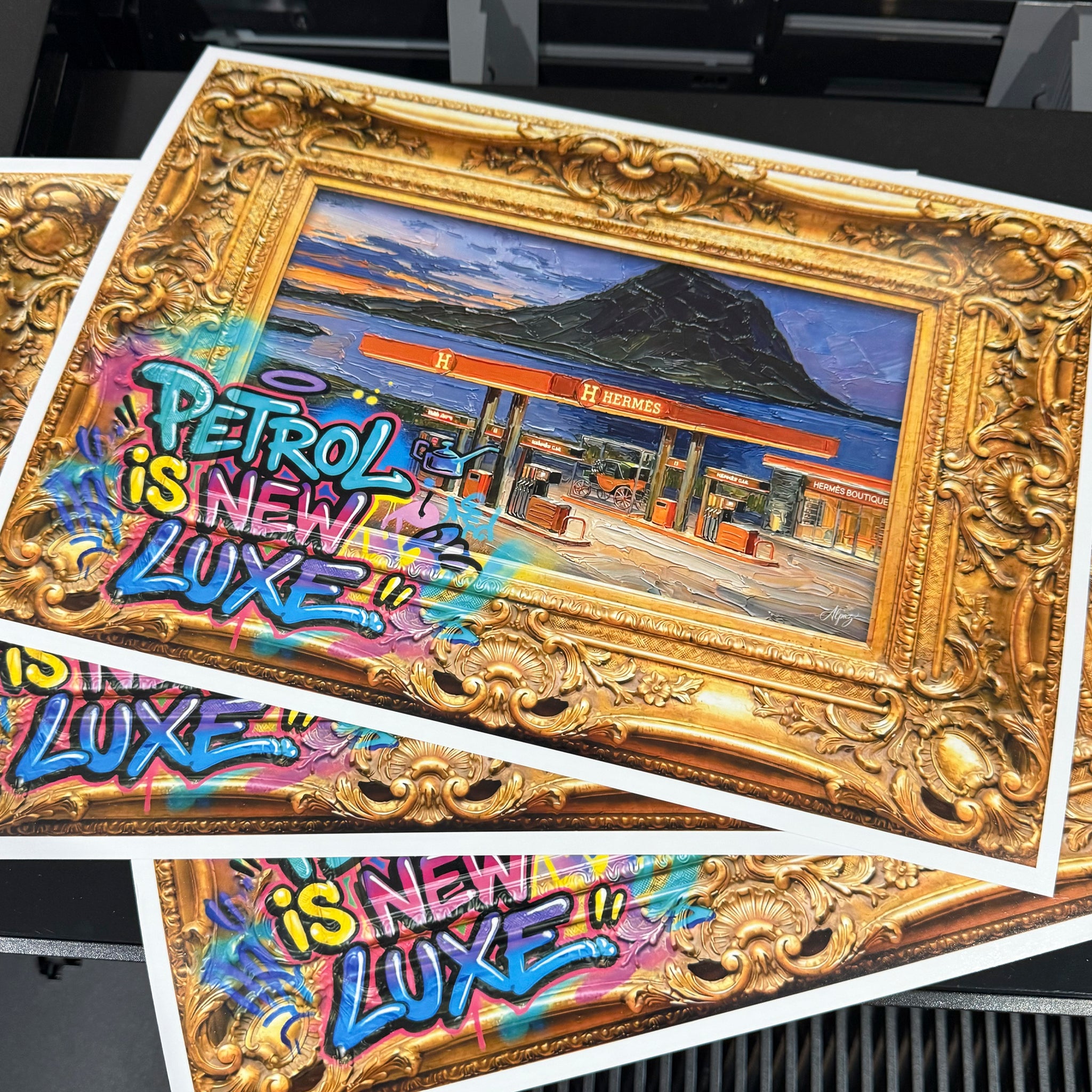 "PETROL IS NEW LUXE" Format A4