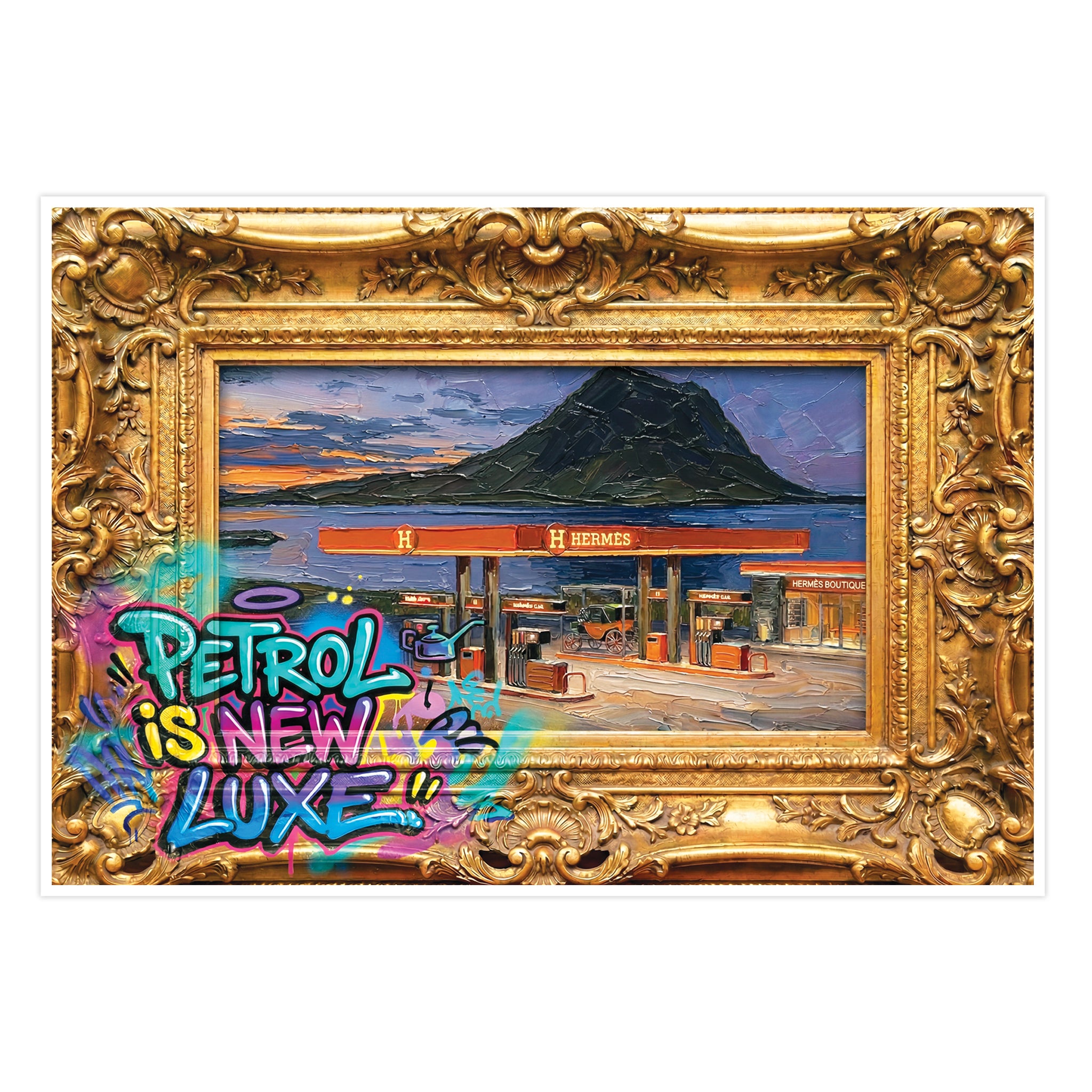 "PETROL IS NEW LUXE" Format A4