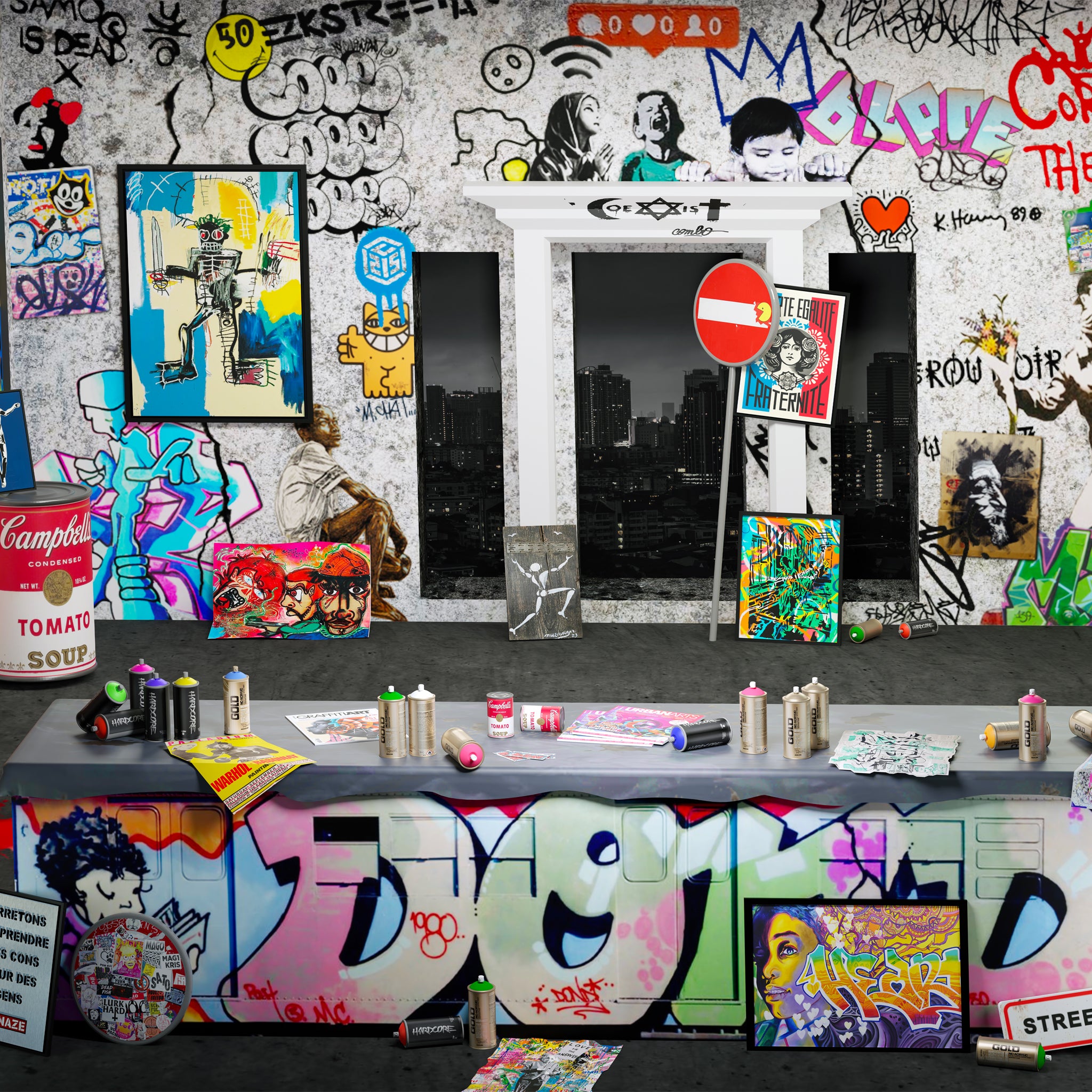 Tirage argentique "La Cene 2.0" 80x40cm