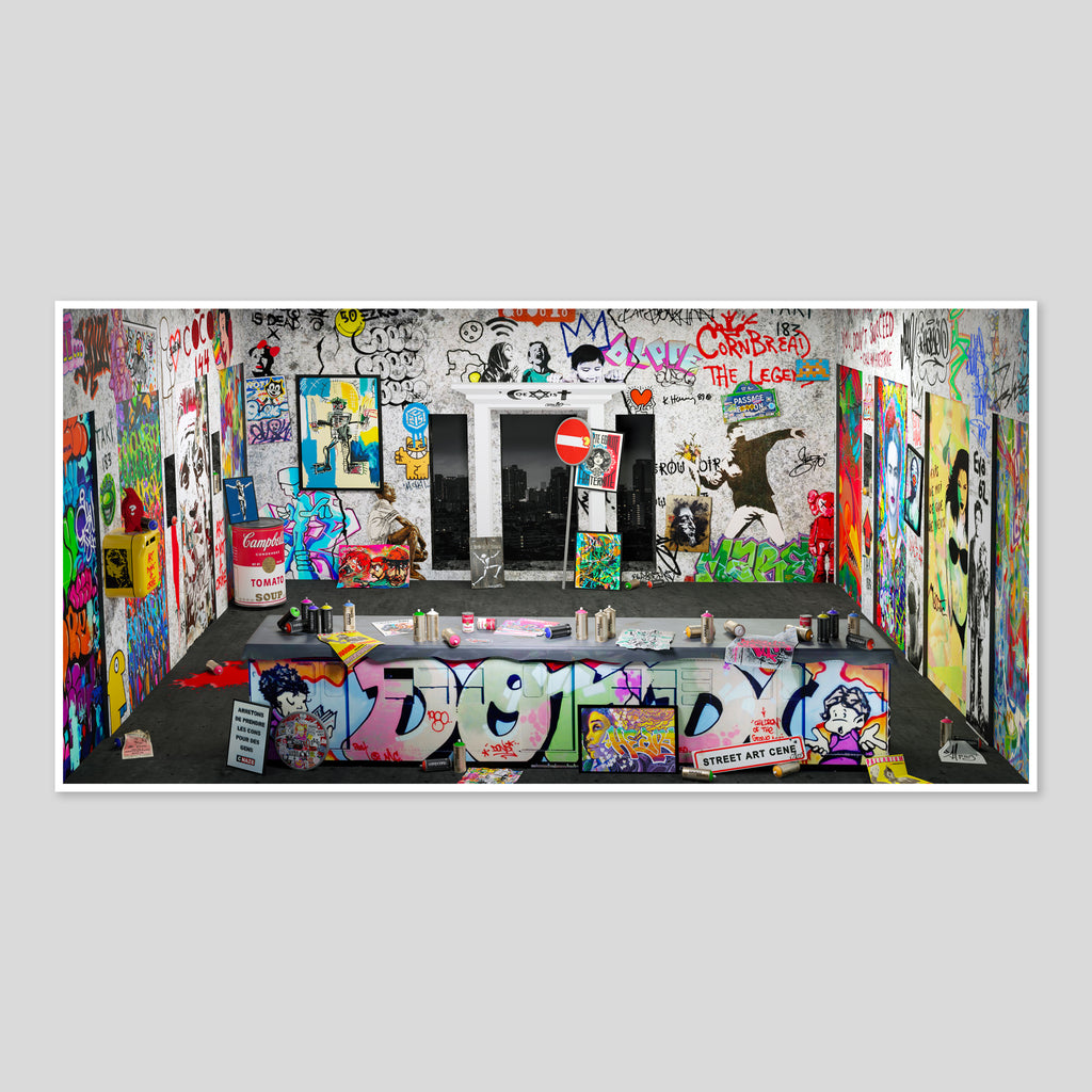 Tirage argentique "La Cene 2.0" 80x40cm