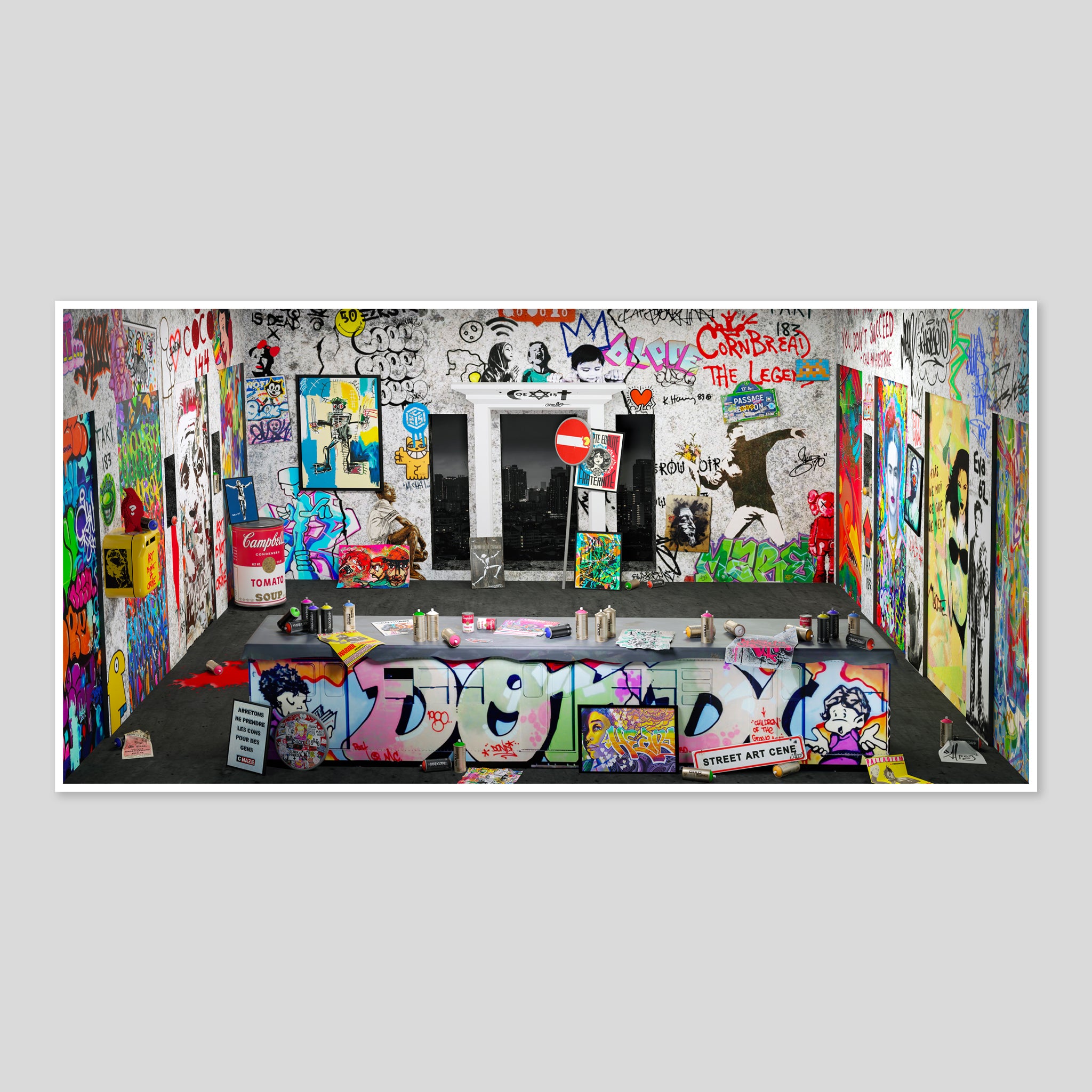 Tirage argentique "La Cene 2.0" 80x40cm