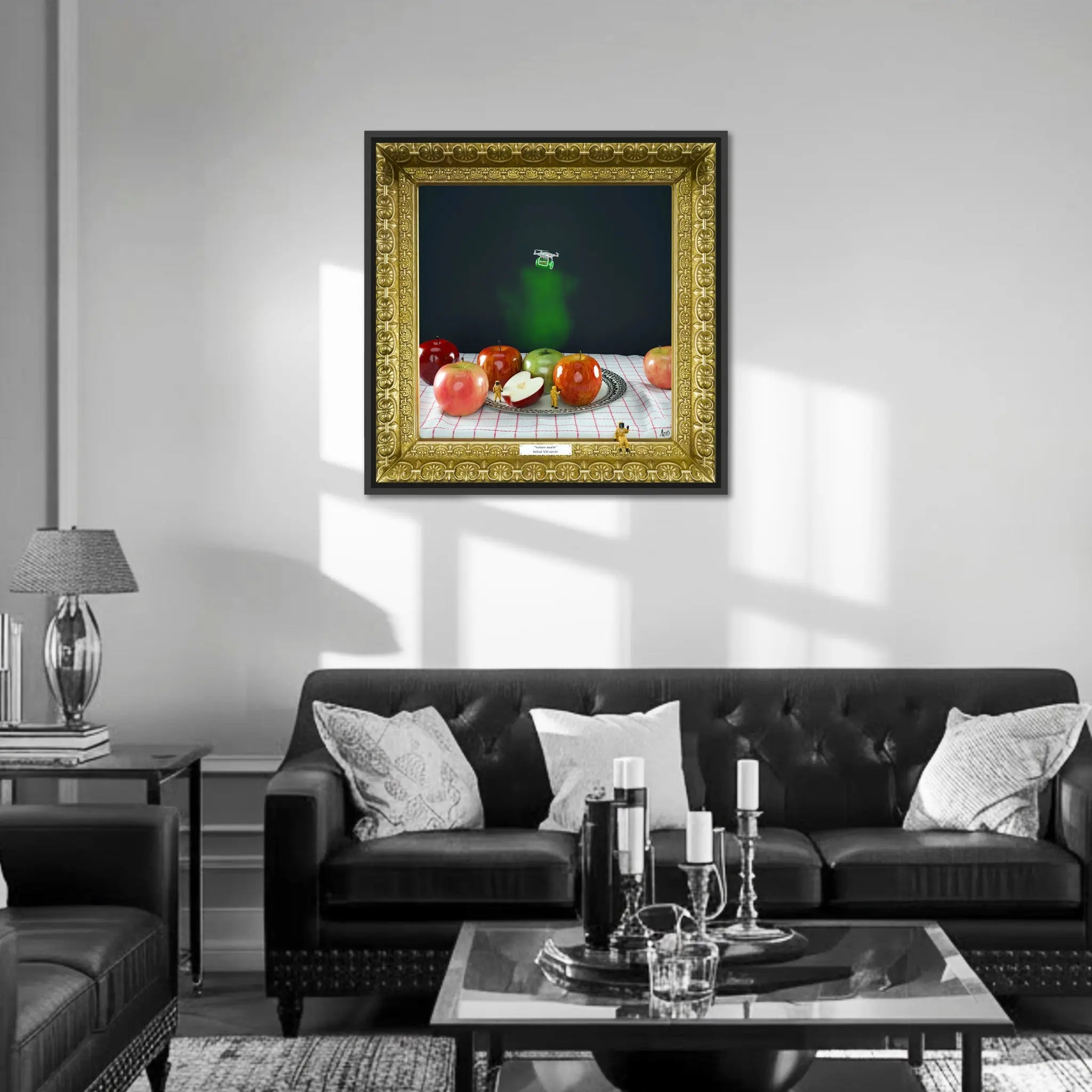 "Nature morte" 40x40cm Alpaz Officiel Artiste contemporain Français