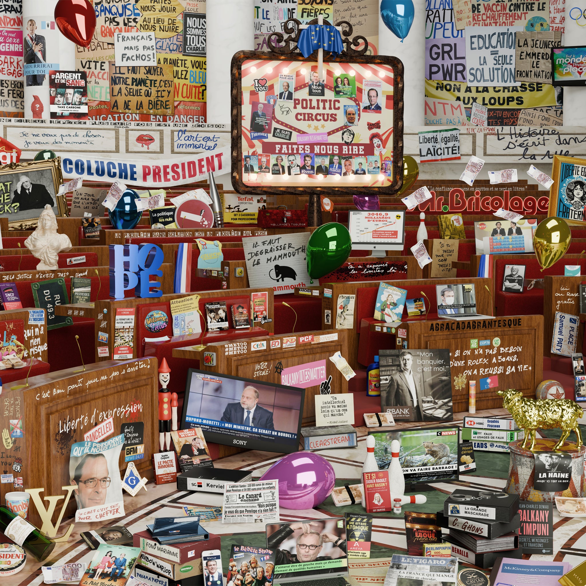 Tirage argentique "Politic Circus"