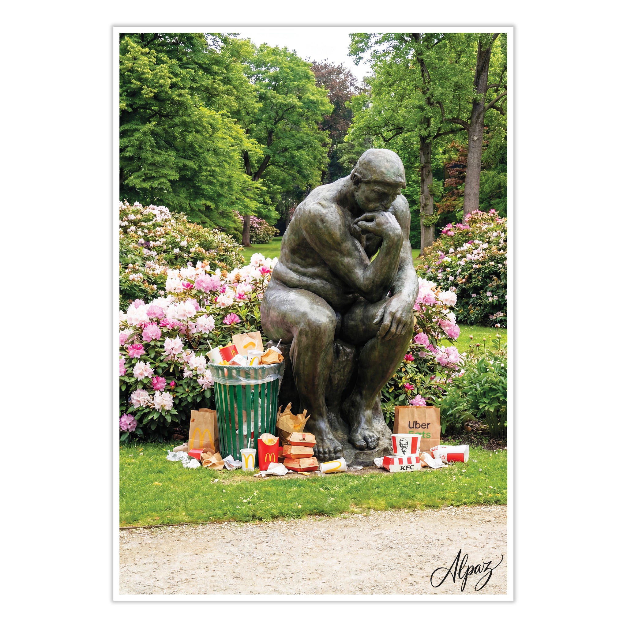 "LE MANGEUR DE GRODIN" Format A4