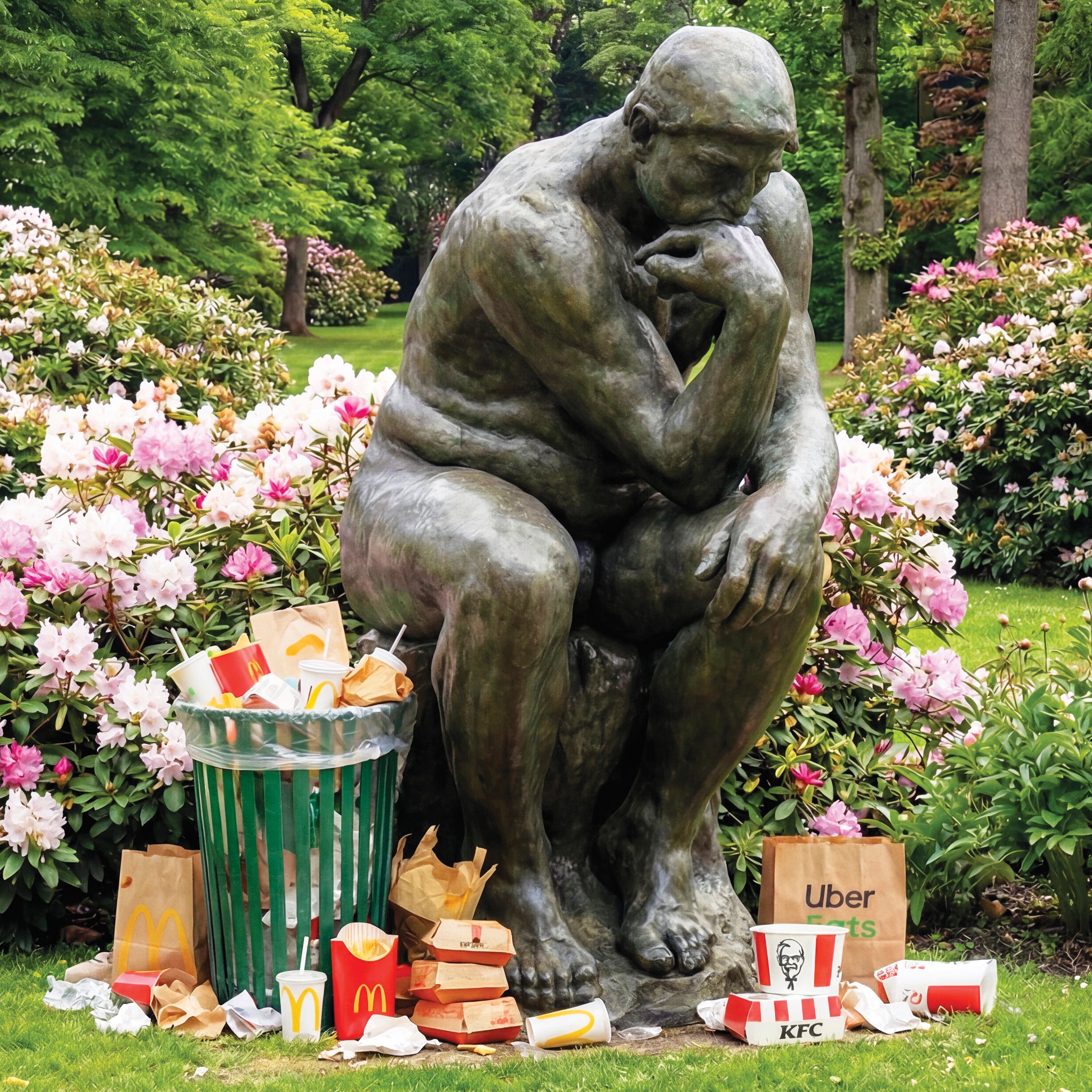 "LE MANGEUR DE GRODIN" Format A4