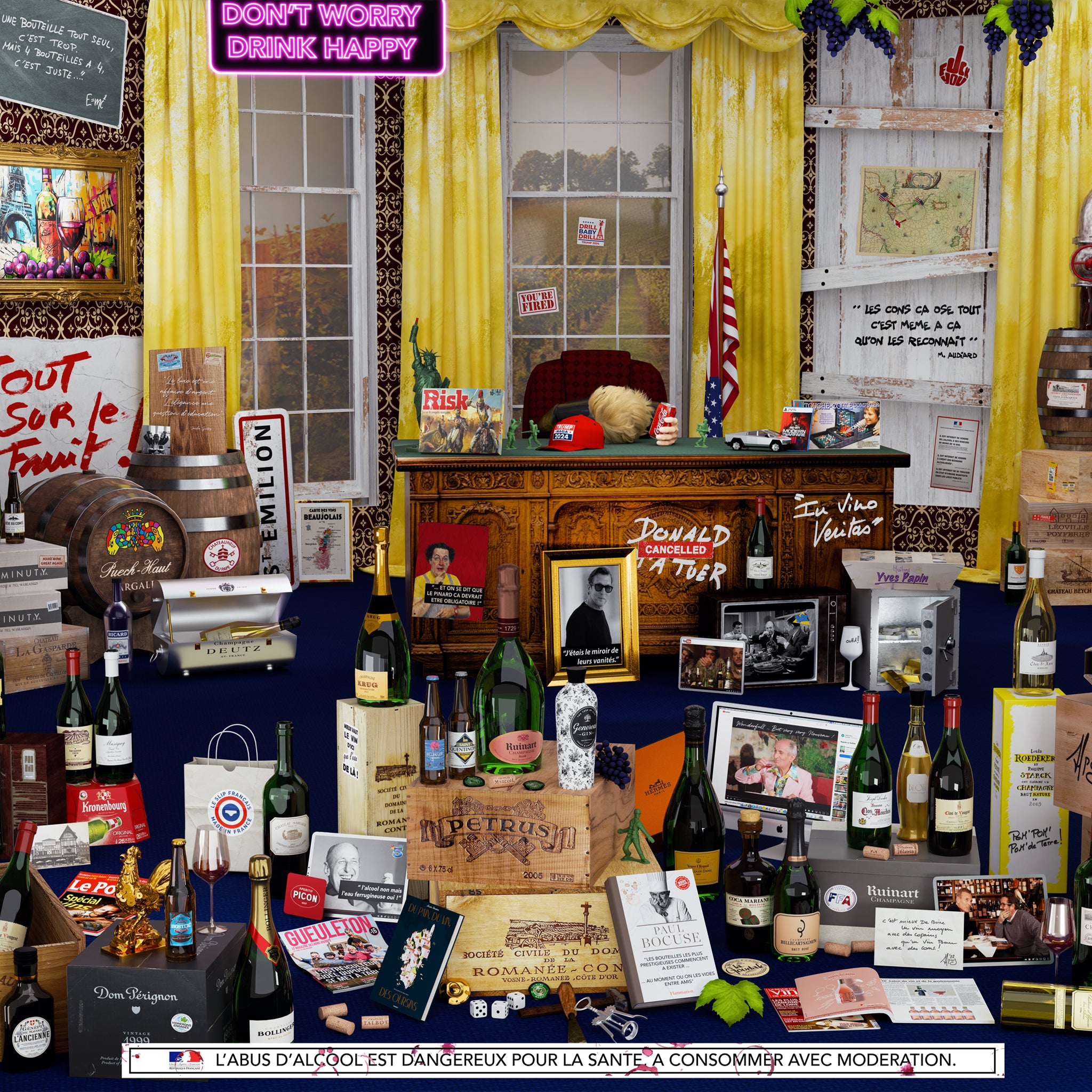 Tirage argentique "Make Wine Great Again"