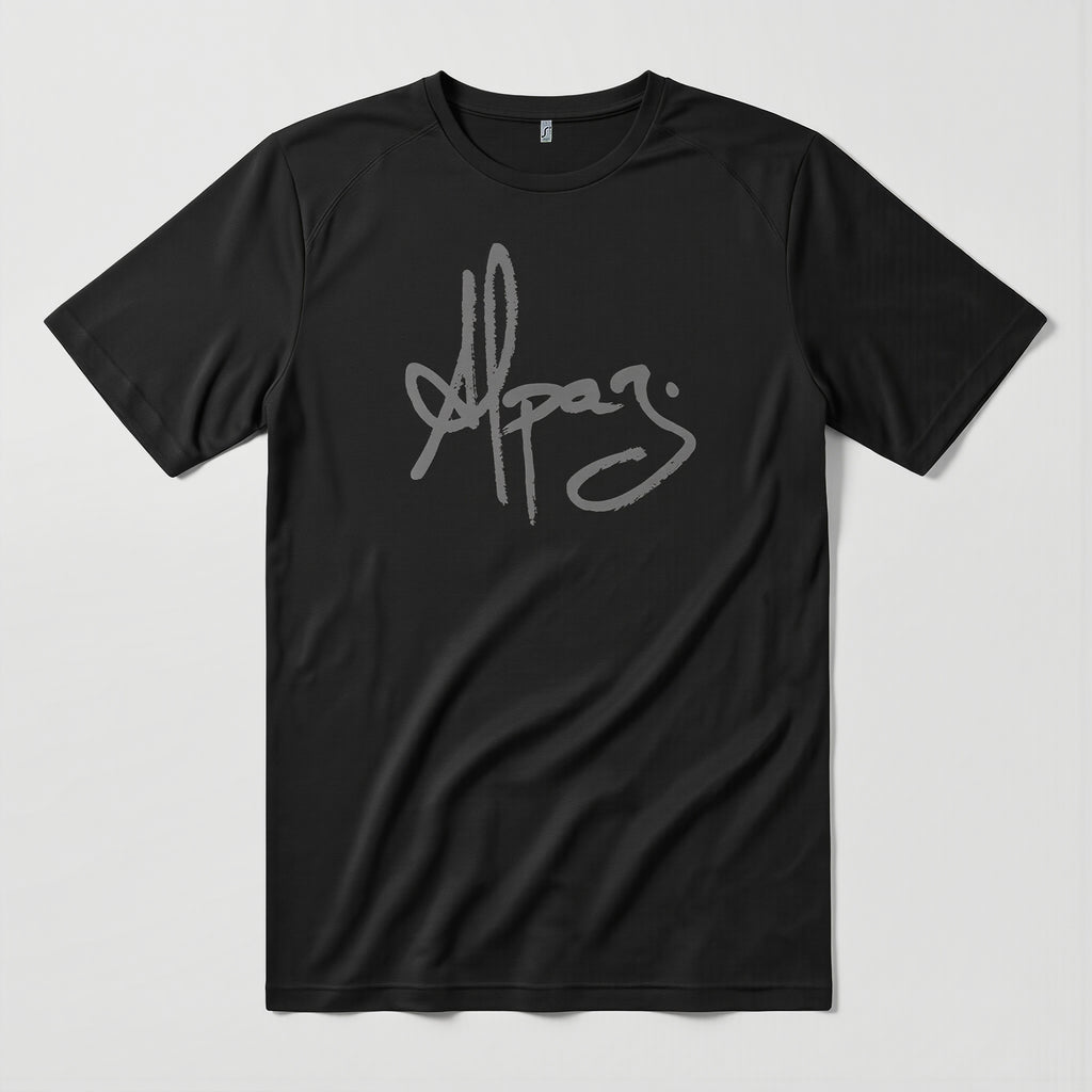 T-shirt noir "ALPAZ" unisex