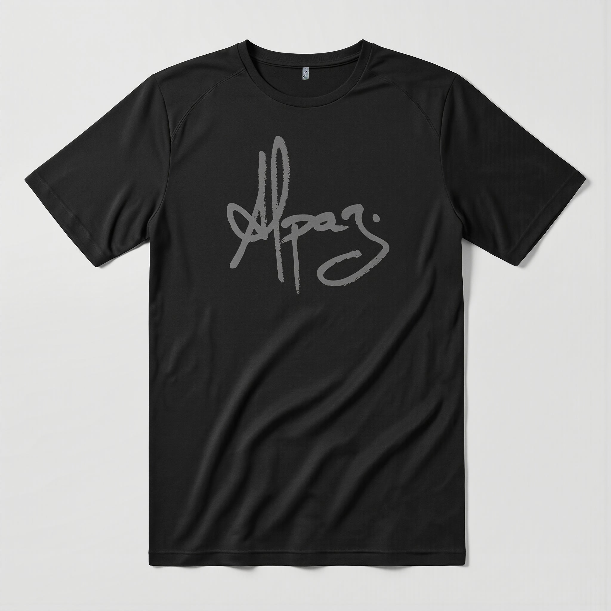 T-shirt noir "ALPAZ" unisex