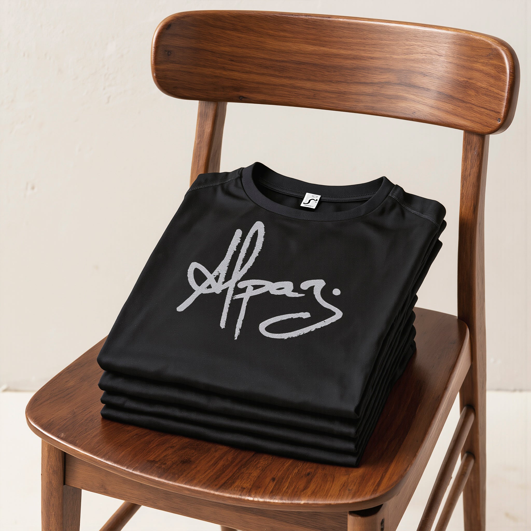T-shirt noir "ALPAZ" unisex